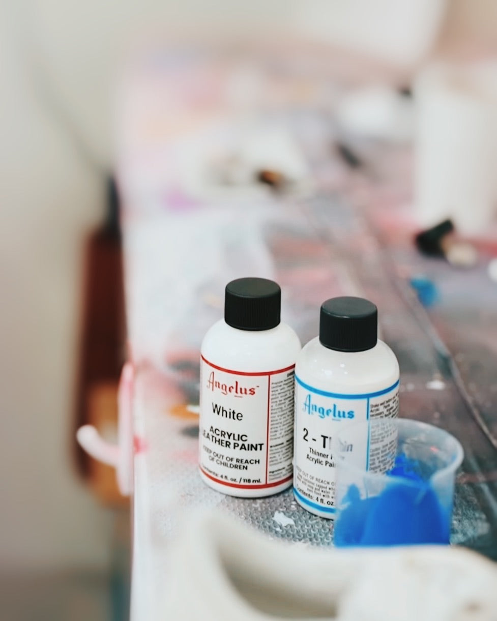 Why Sneakerse Care Trusts Angelus Paint for Customization and Restoration of Shoes and Bags