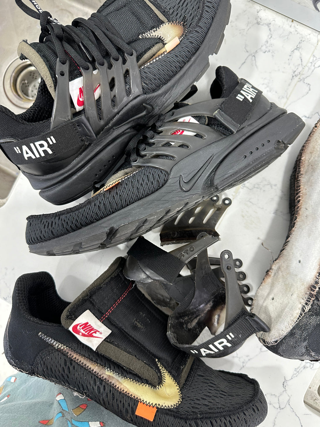 Restoring Perfection: Using OEM Parts to Repair Nike Off-White Presto Sneakers
